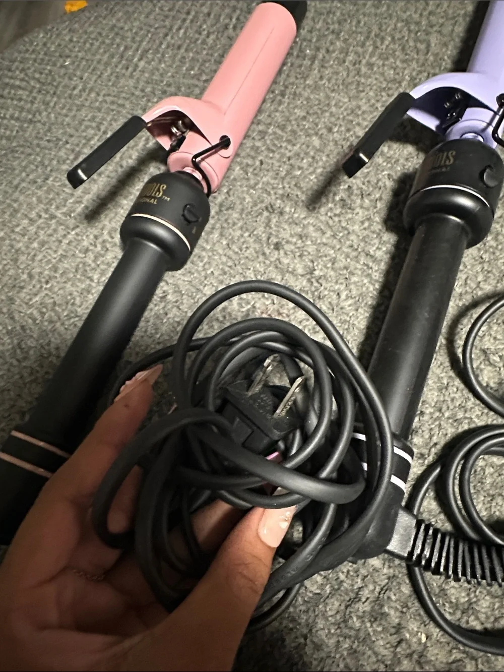 Hot Tools Kids Curling Iron Set — Pink & Lavender